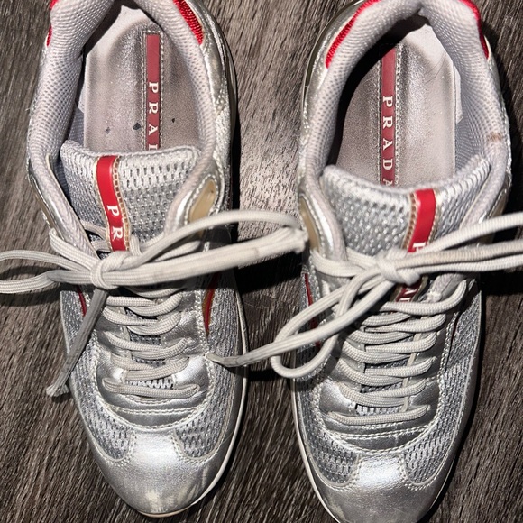 Prada America cup grey vintage sneakers - Picture 2 of 7